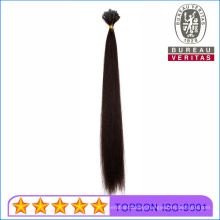 Human Virgin Hair Black Color Straight 18inch V Tip Human Hair Extension Remy Hair